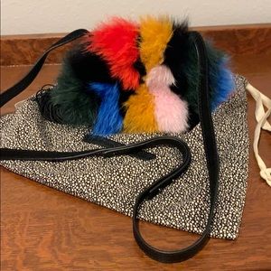 Real fox fur crossbody by Loeffler Randall